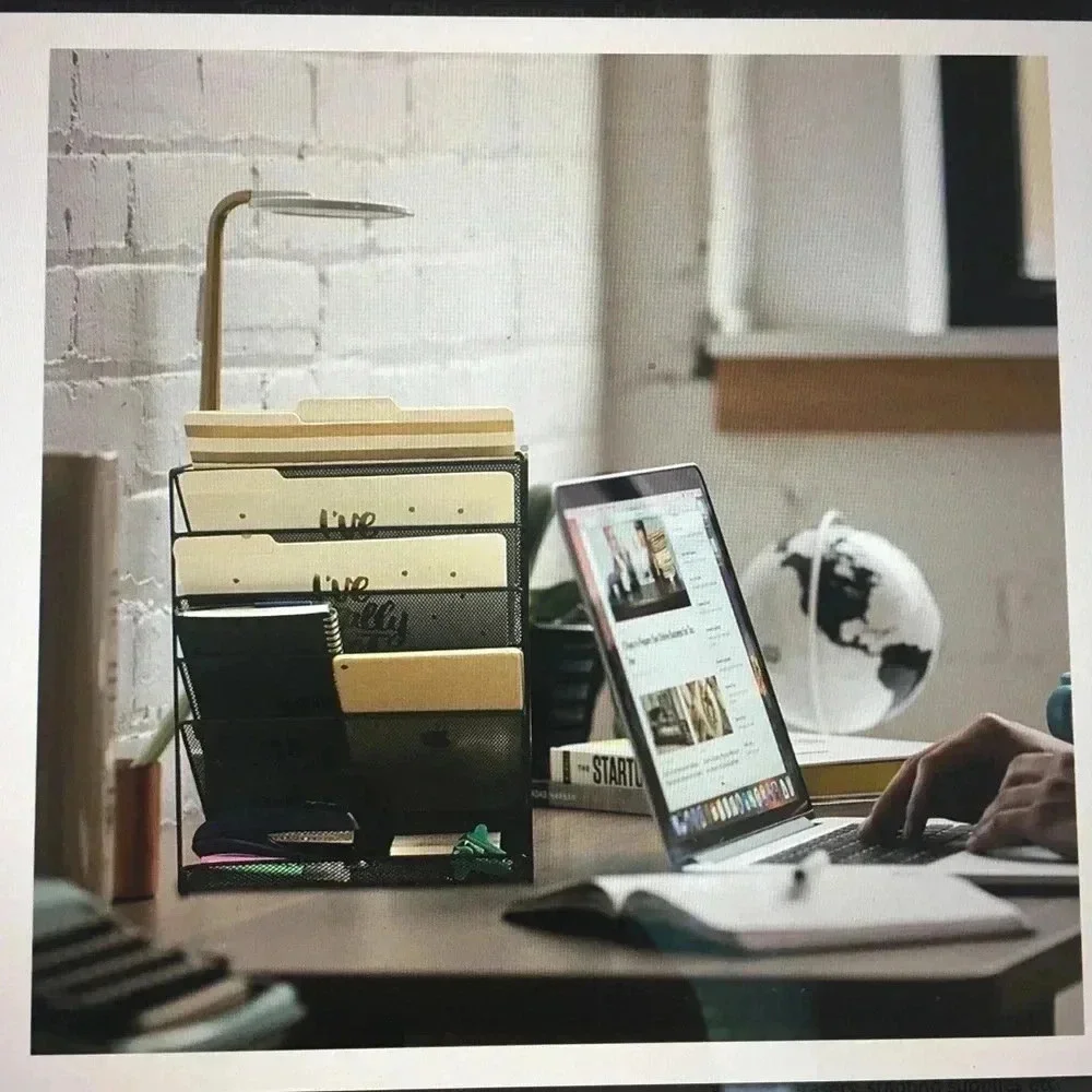 Hanging File Organizer &‎ Paper Clip Holder & Clips